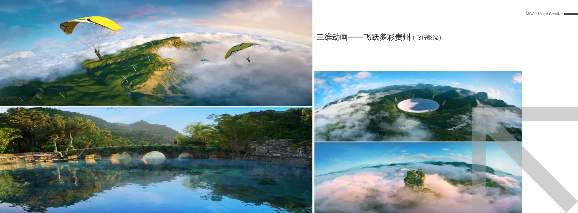 飞跃多彩贵州 · 原册作品画面