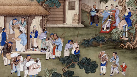 文王问吕望图