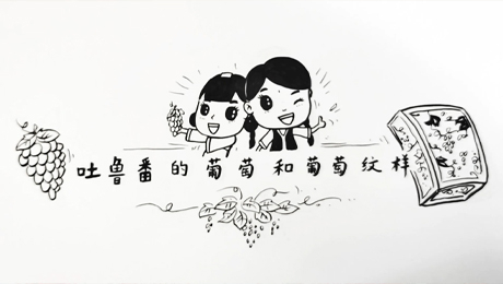 吐鲁番的葡萄和葡萄纹样