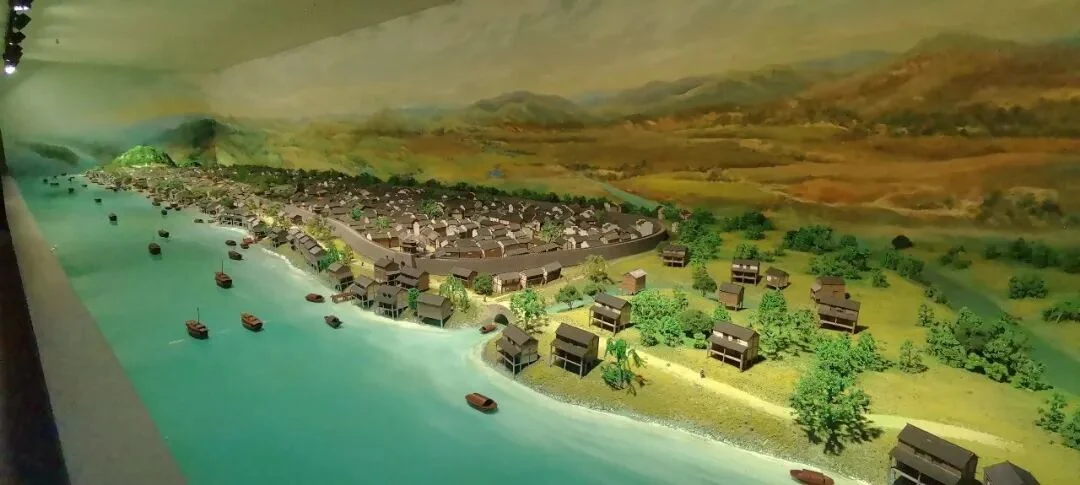 湘潭城总分布微缩模型